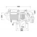 Электр лебедкасы AMF-301, жүк көтергіштігі 300 кг, көтергіштігі 58 м, 220В